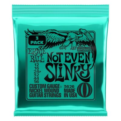 ERNIE BALL 3626 Not Even Slinky Nckl 3 Pk 12 56