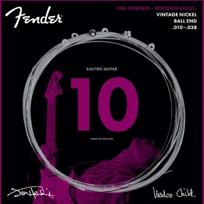 FENDER Hendrix Voodoo Child Ball End Nickel 10-38