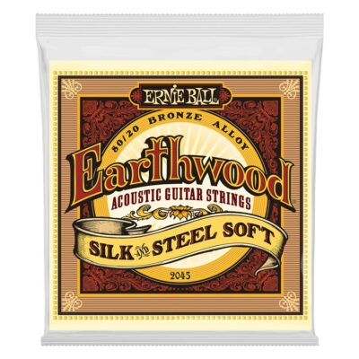 ERNIE BALL 2045 Earthwood Silk & Steel 80/20 Bronze Soft 11-52