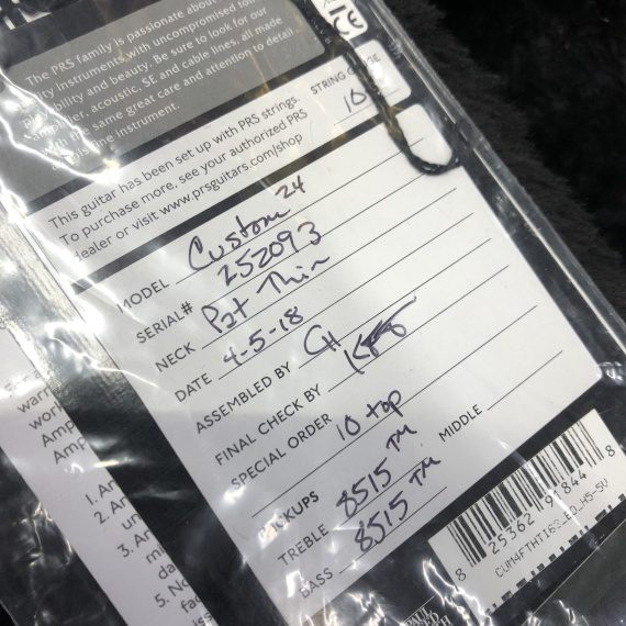 PRS Custom 24 Eriza Verde 10-Top 2018 - USATO IN GARANZIA - - immagine 7