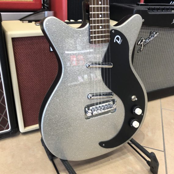 DANELECTRO 59M NOS+ SILVER METALFLAKE - immagine 2