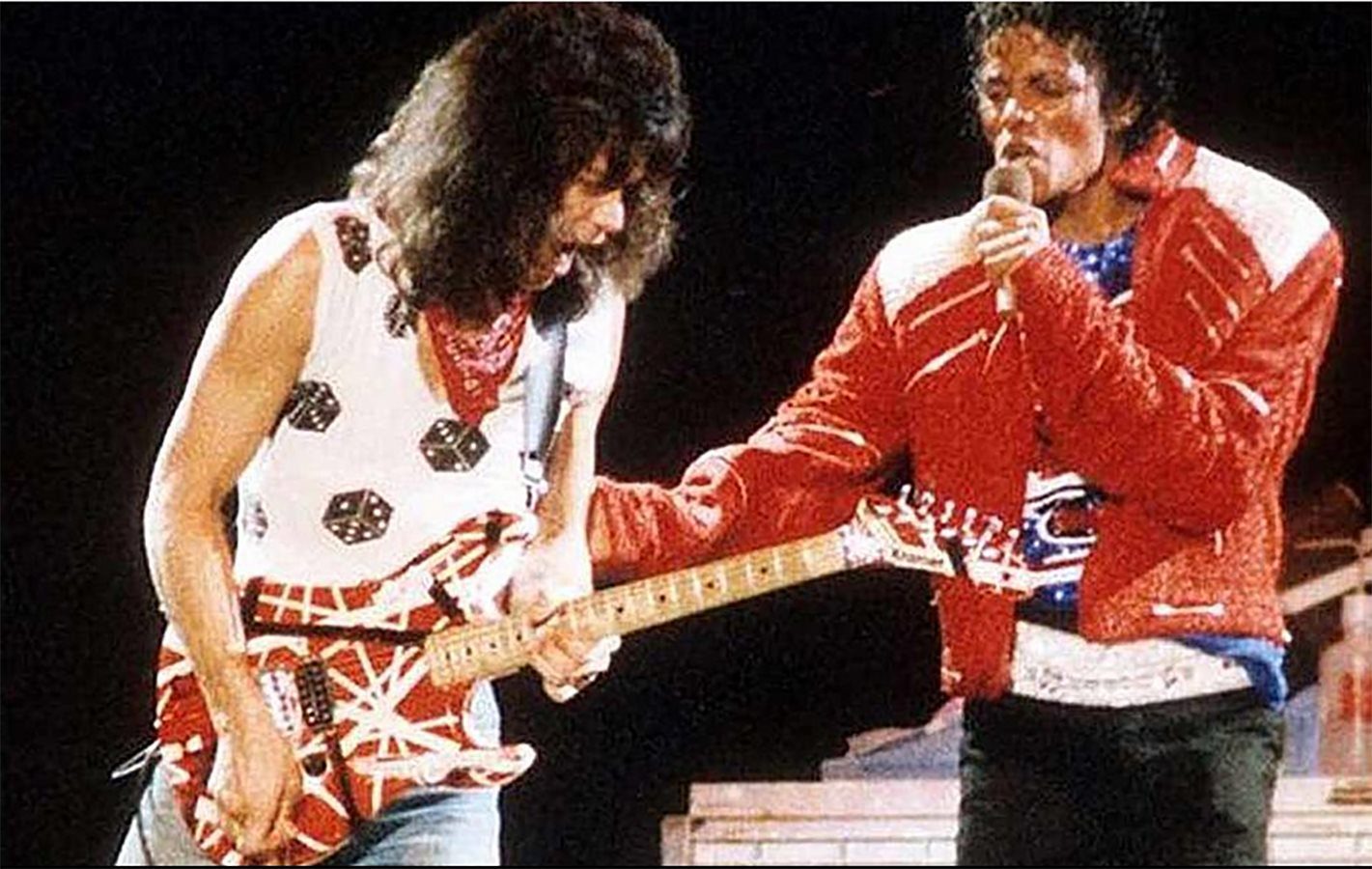Eddie Van Halen e Michael Jackson