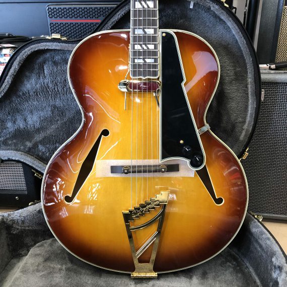 D'ANGELICO EXCEL STYLE B Throwback Dark Iced Tea Burst