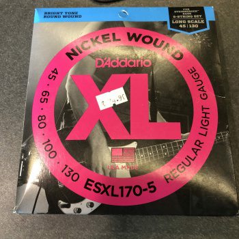 D'ADDARIO ESXL170-5 Steinberger
