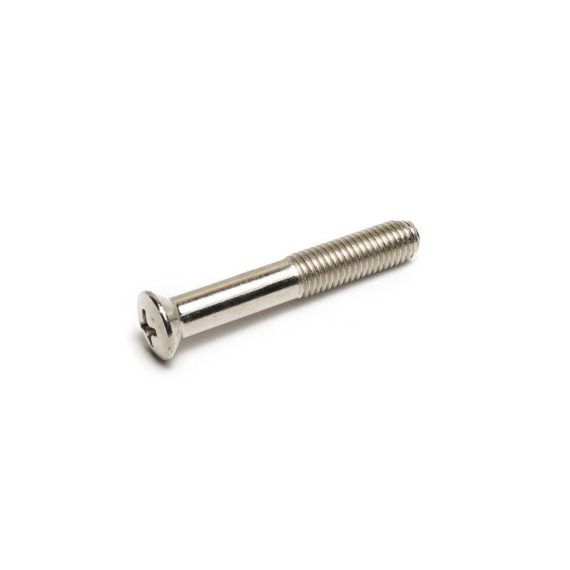 FENDER Bolt, Micro Tilt Neck Adjust, 1/4-28x1-9/16, Nickel - immagine 2