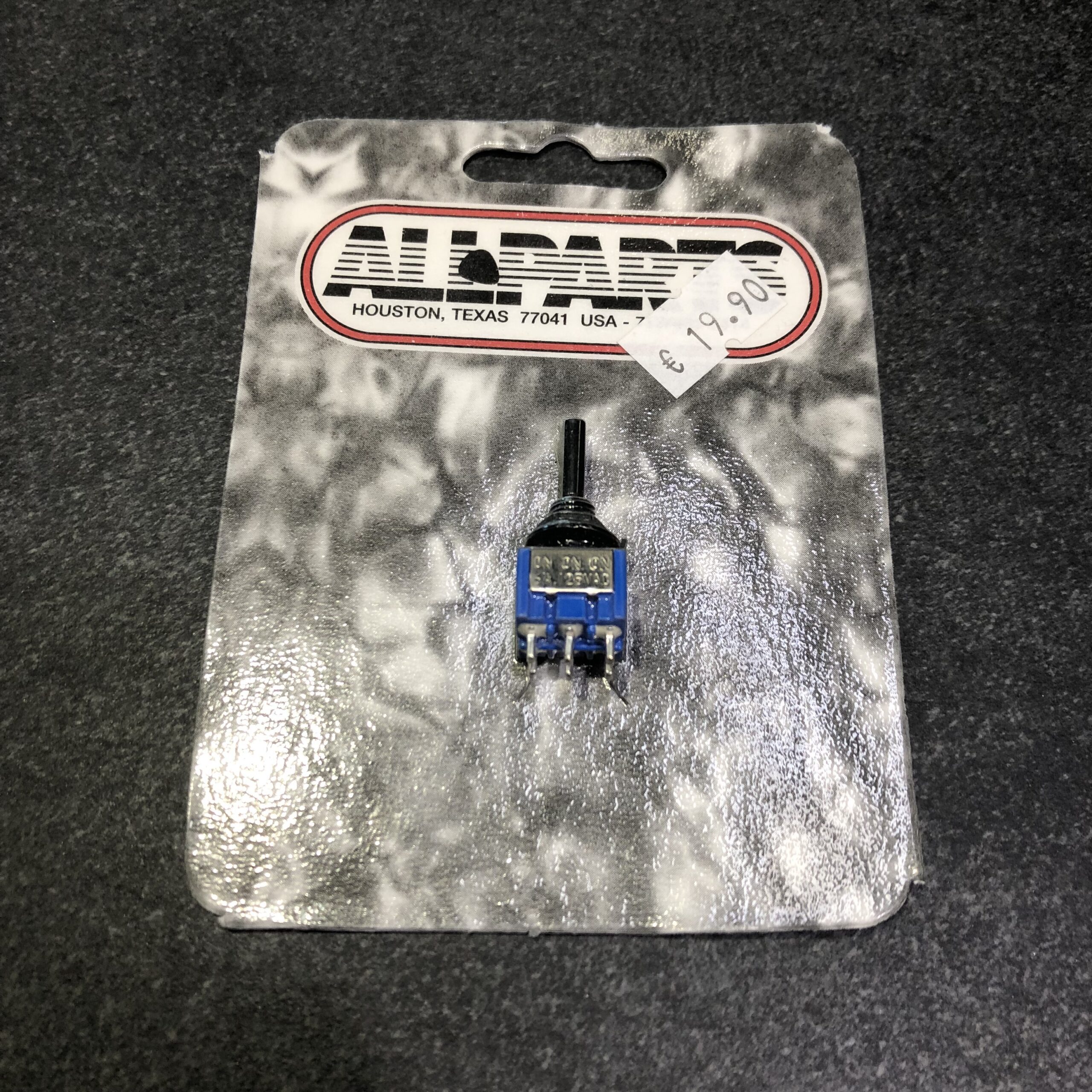 ALLPARTS EP-0080-003 Black On On On Mini Switch