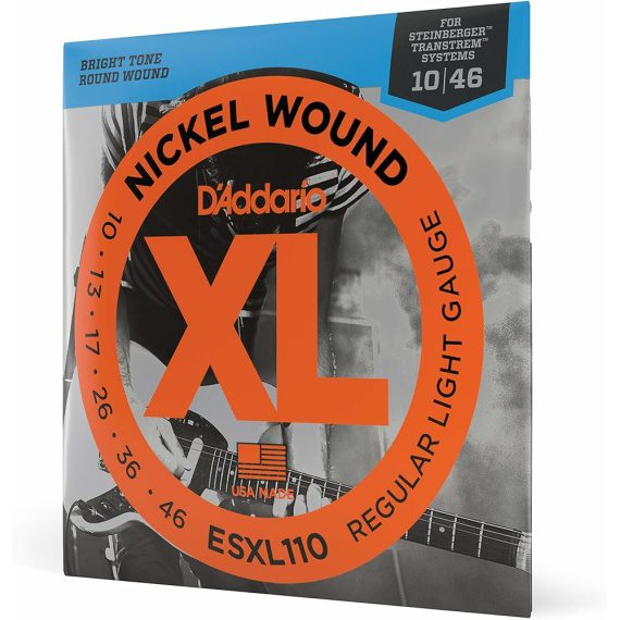 D'ADDARIO ESXL110 NICKEL WOUND DOUBLE BALL END 010 - 46