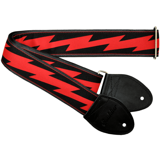 SOULDIER Lightning Bolt - Red on Black (GS0858BK04BK)