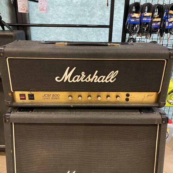 MARSHALL JCM800 2203 MK2 MASTER MODEL 100W LEAD Black + Cassa 1982A - USATO IN GARANZIA - - immagine 5