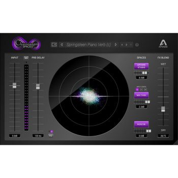 APOGEE CLEARMOUNTAIN'S SPACES Bob Clearmountain's Custom Reverb (AU, AAX, VST)