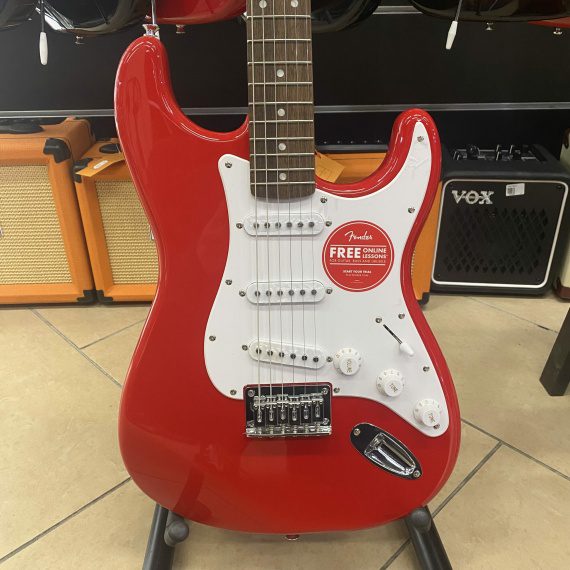 SQUIER FSR Sonic Stratocaster Fiesta Red