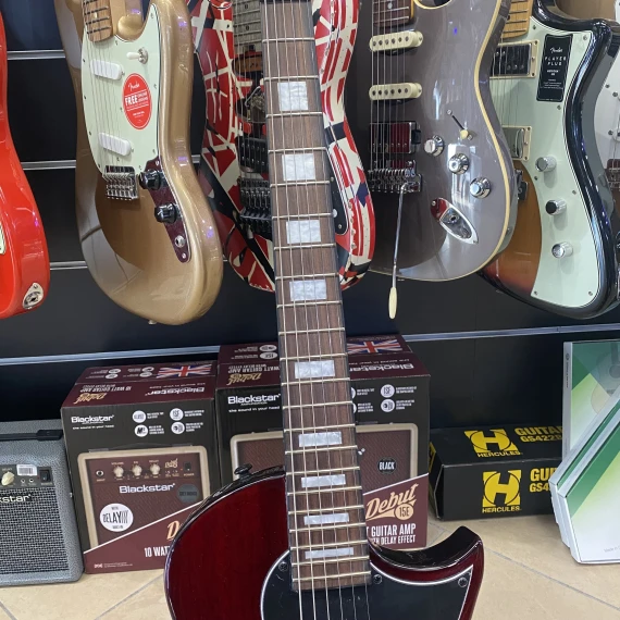 LTD EC 201 FT SEE THRU BLACK CHERRY - immagine 3
