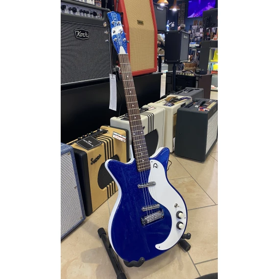 DANELECTRO 59M NOS+ DEEP BLUE METALFLAKE - immagine 6