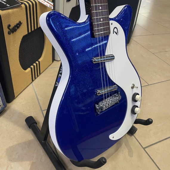 DANELECTRO 59M NOS+ DEEP BLUE METALFLAKE - immagine 2