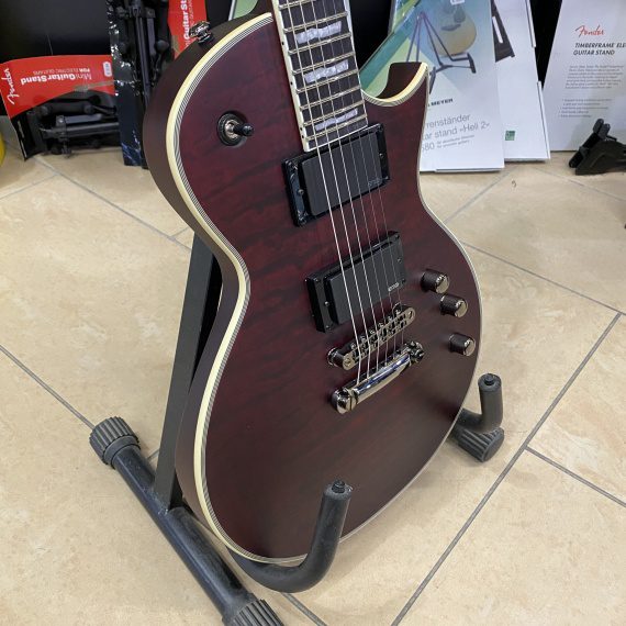 ESP Ltd Ec-401 Qm - See Thru Black Cherry Satin - Limited Edition - immagine 2