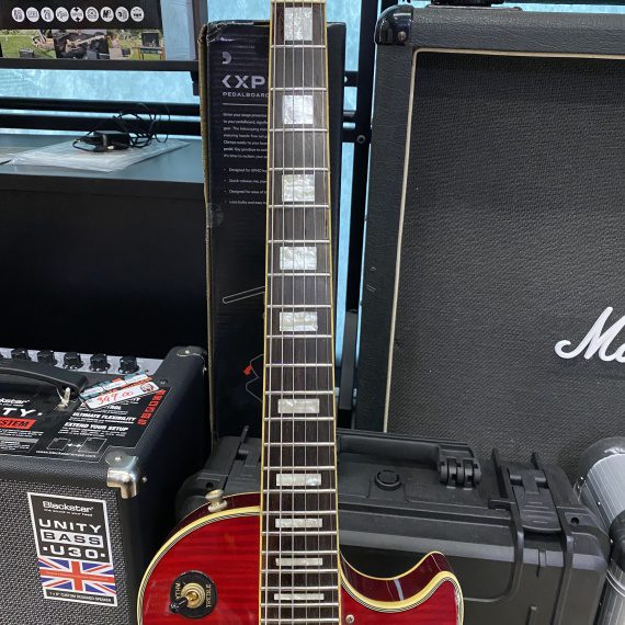 EPIPHONE Les Paul Custom Heritage Cherry Sunburst ( 2012 ) - USATO IN GARANZIA - - immagine 3