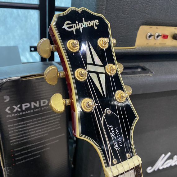 EPIPHONE Les Paul Custom Heritage Cherry Sunburst ( 2012 ) - USATO IN GARANZIA - - immagine 12