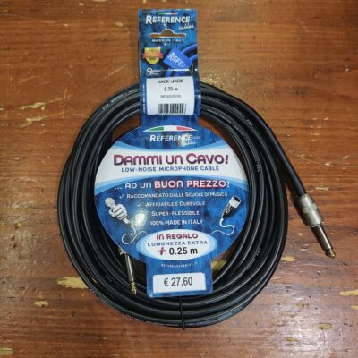REFERENCE “Dammi un cavo” jack jack 6,25m